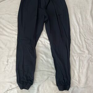 Nike Black Tapered Sweatpants with Elastic Cuffs